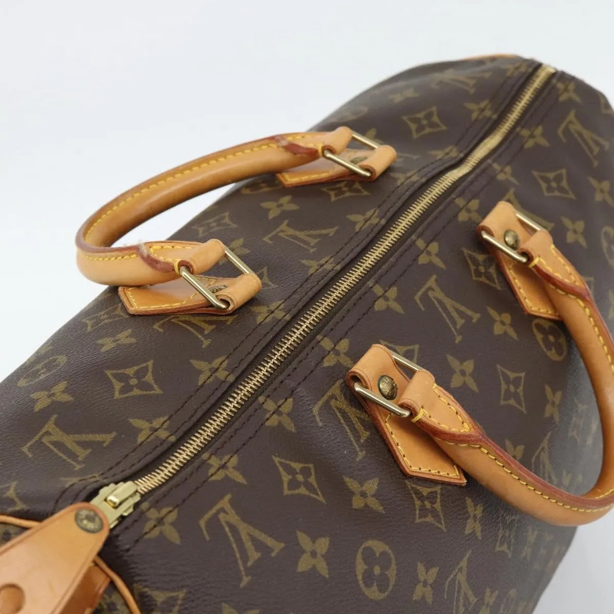 Louis Vuitton Speedy Monogram Canvas, Brown, Canvas, Handbag