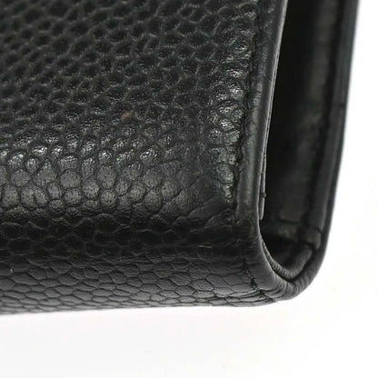 Chanel Timeless CC French Caviar, Black, Leather, Wallet