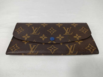 Louis Vuitton Emilie Monogram Canvas, Brown, Canvas, Wallet