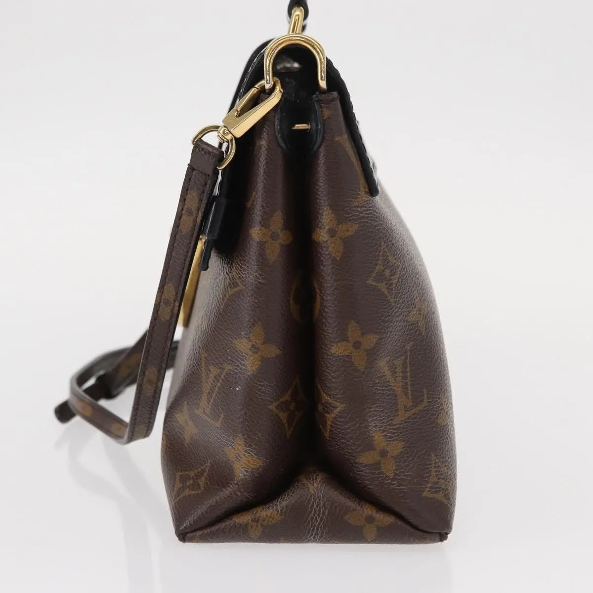 Louis Vuitton One Handle Flap Monogram Canvas and Leather, Brown, Canvas, Handbag