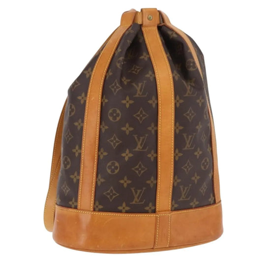 Louis Vuitton Randonnee Monogram Canvas, Brown, Canvas, Shoulder Bag
