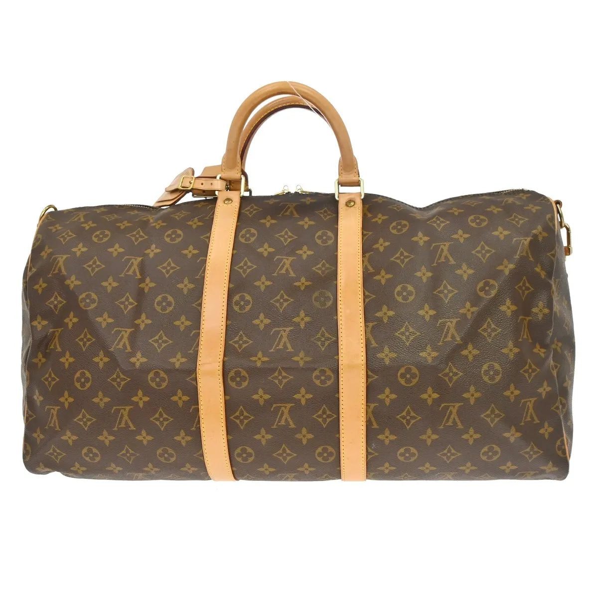 Louis Vuitton Keepall Monogram, Brown, Canvas, Travel Bag