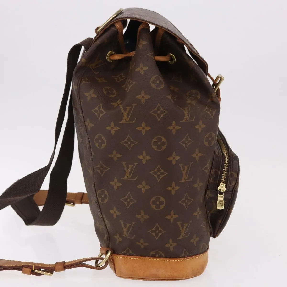 Louis Vuitton Montsouris Monogram, Brown, Canvas, Backpack