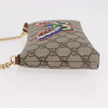 Gucci Pochette GG Canvas, Beige, PVC, Clutch
