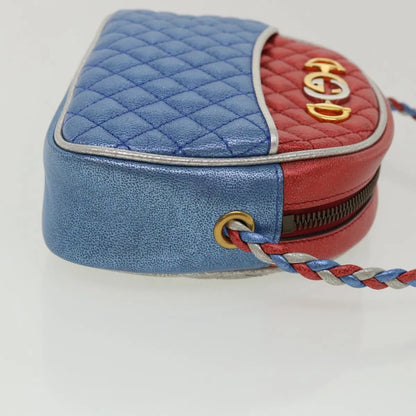 Gucci Trapuntata Camera Lambskin, Multicolour, Leather, Shoulder Bag