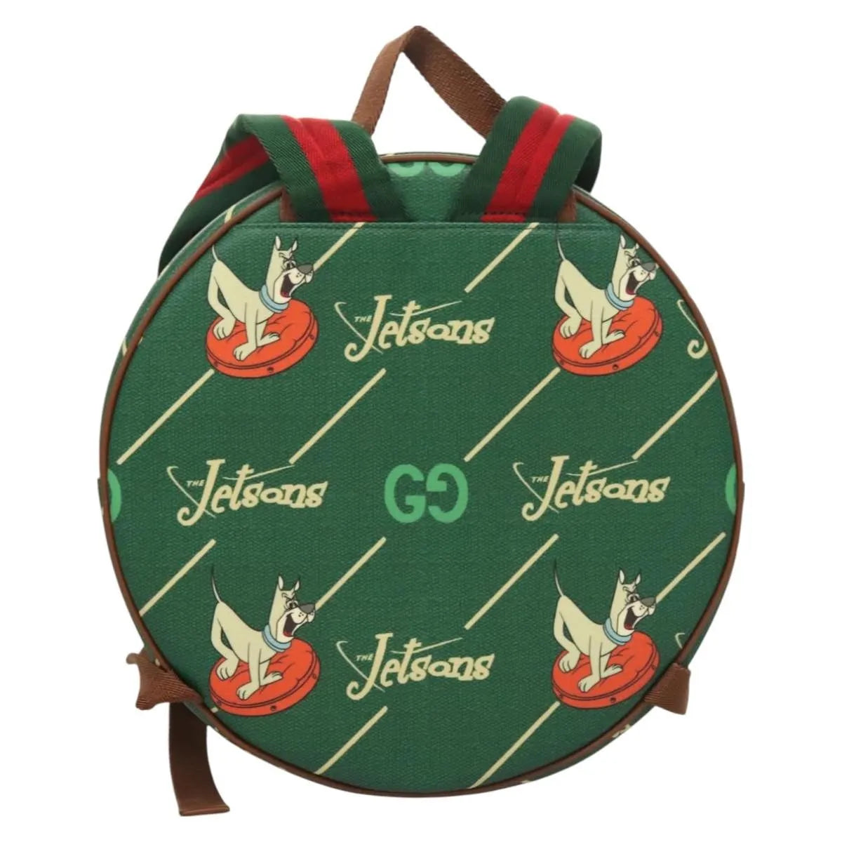 Gucci The Jetsons Web Sherry Line Roun Jetsons Web Sherry Line PVC, Green, PVC, Backpack