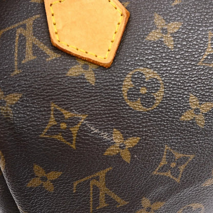 Louis Vuitton Speedy Monogram, Brown, Canvas, Handbag