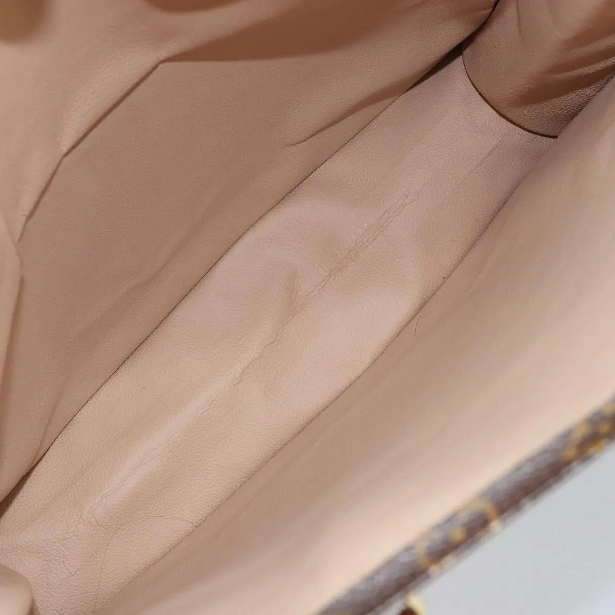 Louis Vuitton Sac Plat Monogram Canvas, Brown, Canvas, Handbag