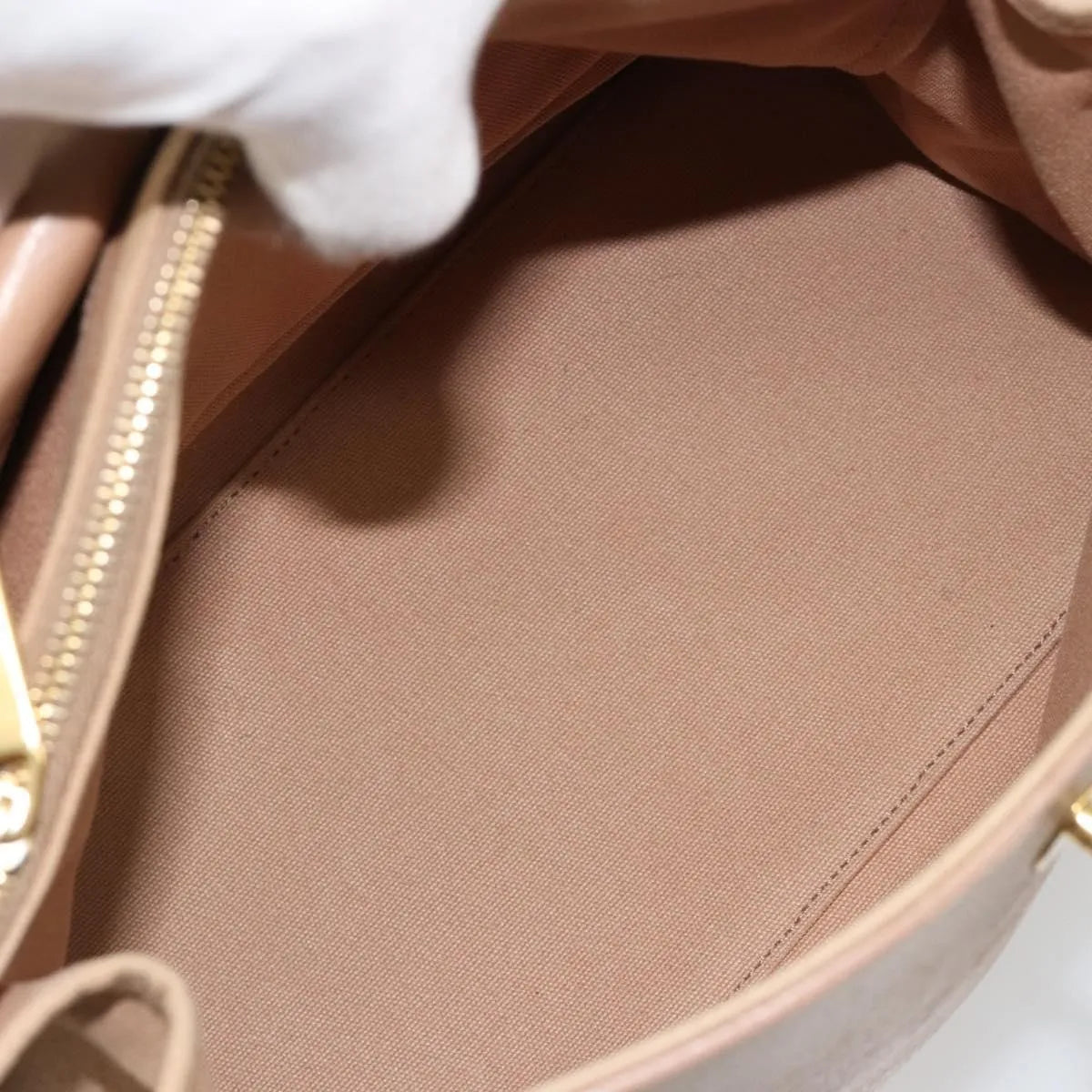 Saint Laurent Muse Two Leather, Beige, Leather, Handbag