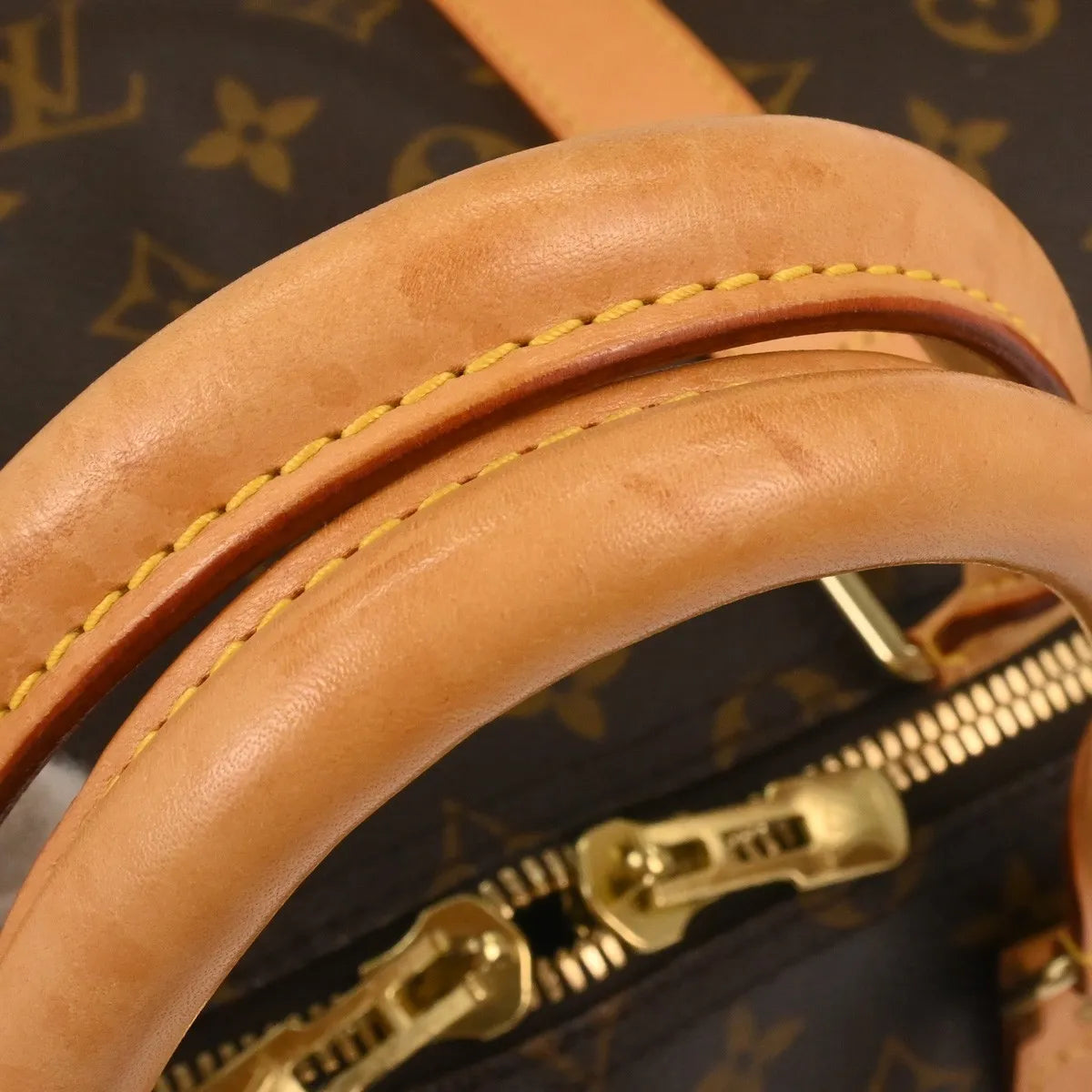 Louis Vuitton Keepall Monogram Canvas, Brown, Canvas, Travel Bag