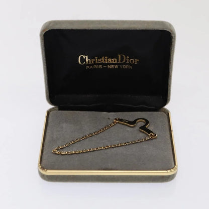 Christian Dior CD Pendant Metal, Gold, Gold Plated, Necklace