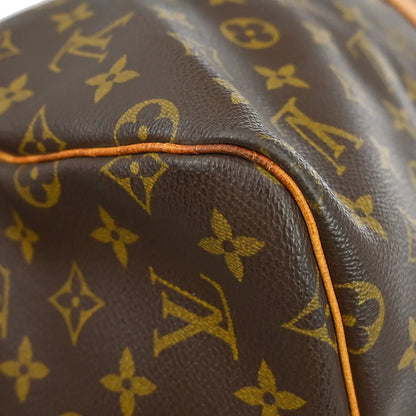Louis Vuitton Keepall Monogram Canvas, Brown, Canvas, Travel Bag