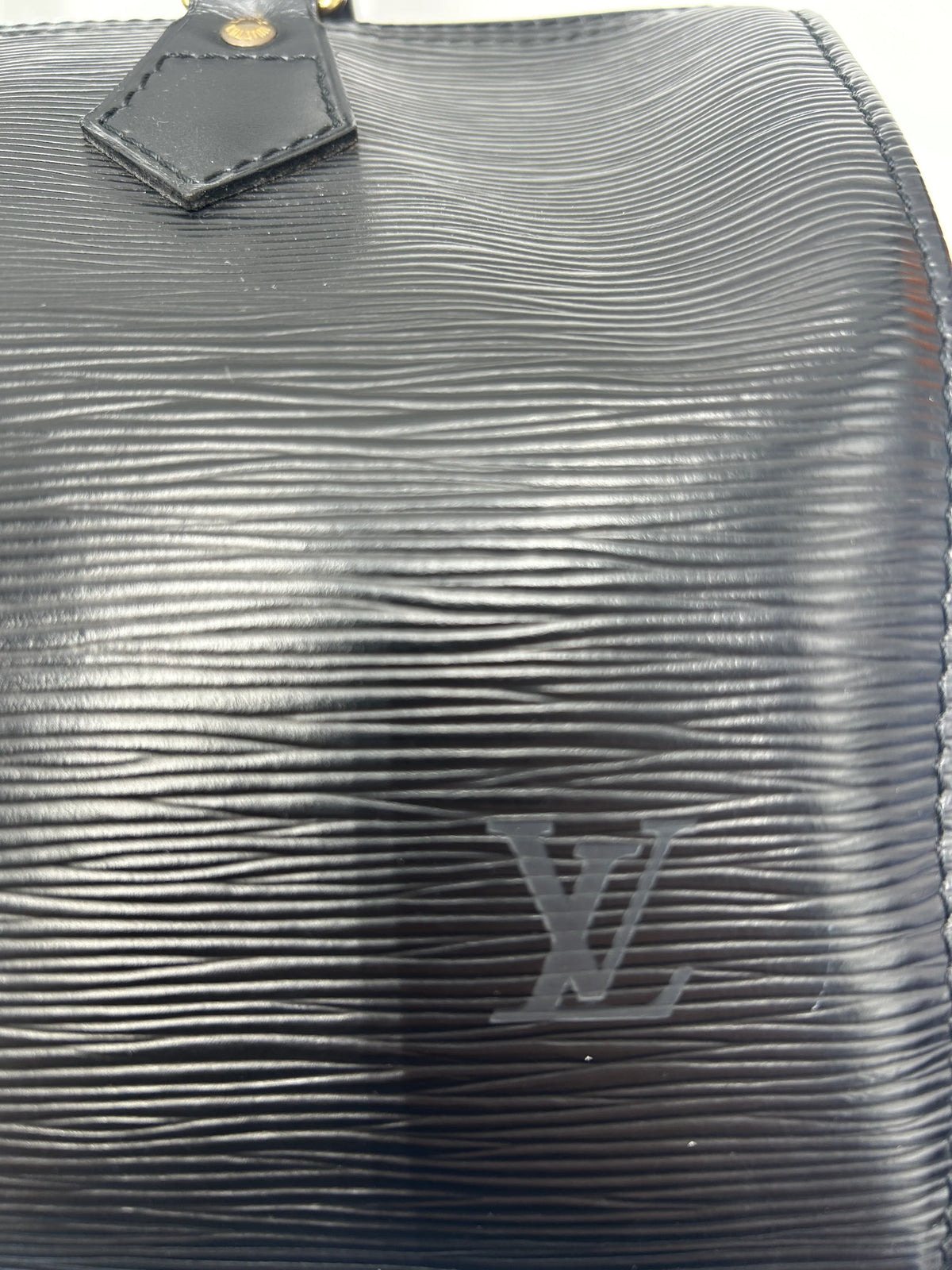Louis Vuitton Speedy Epi Leather, Black, Leather, Handbag