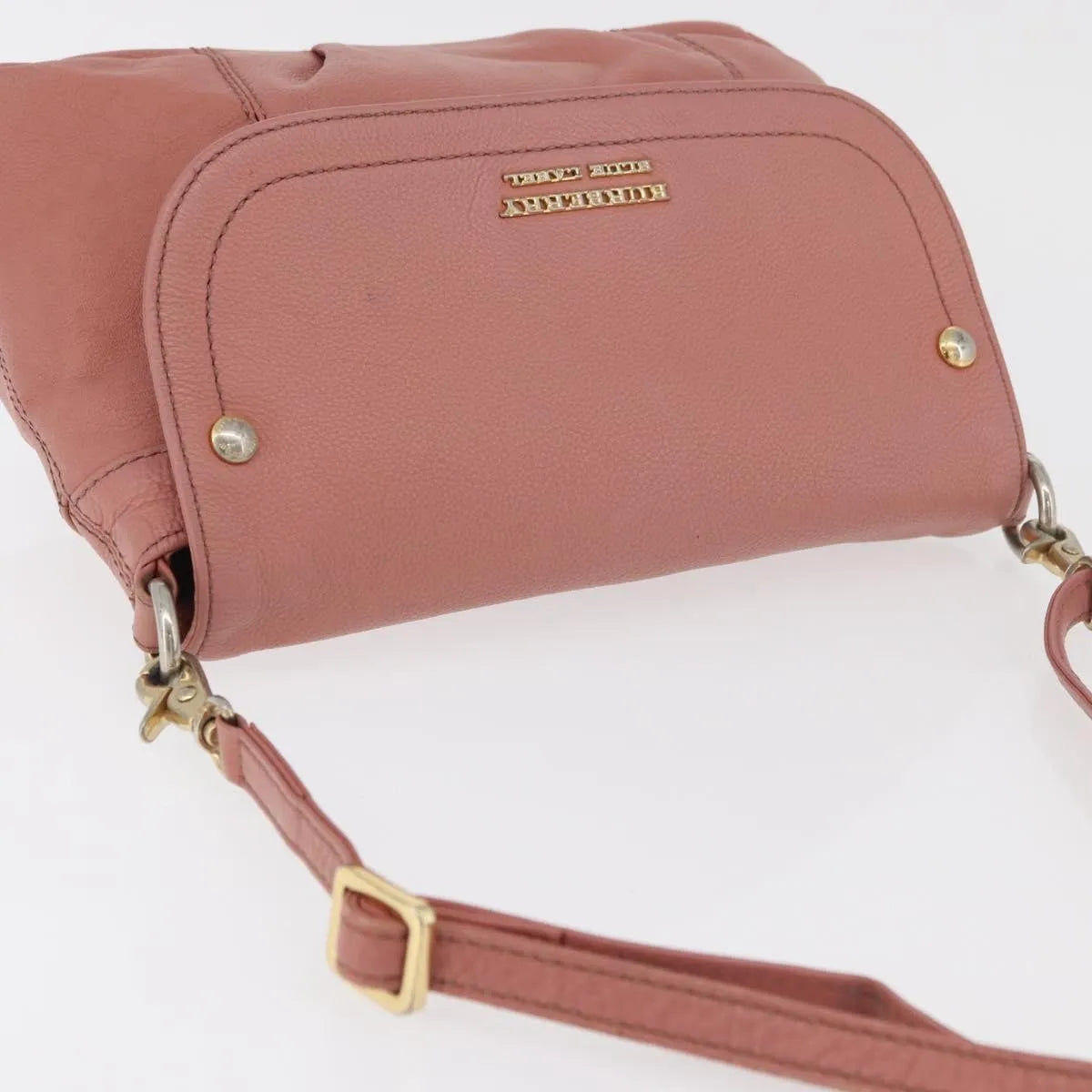 Burberry Blue Label Nylon, Pink, Leather, Shoulder Bag