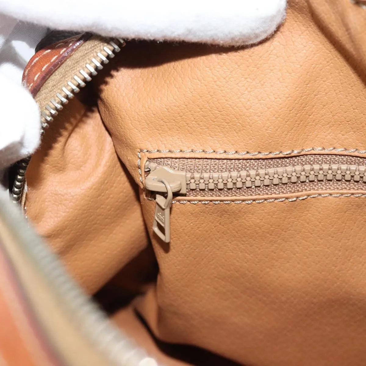 Celine boston Macadam Canvas, Brown, PVC, Travel Bag
