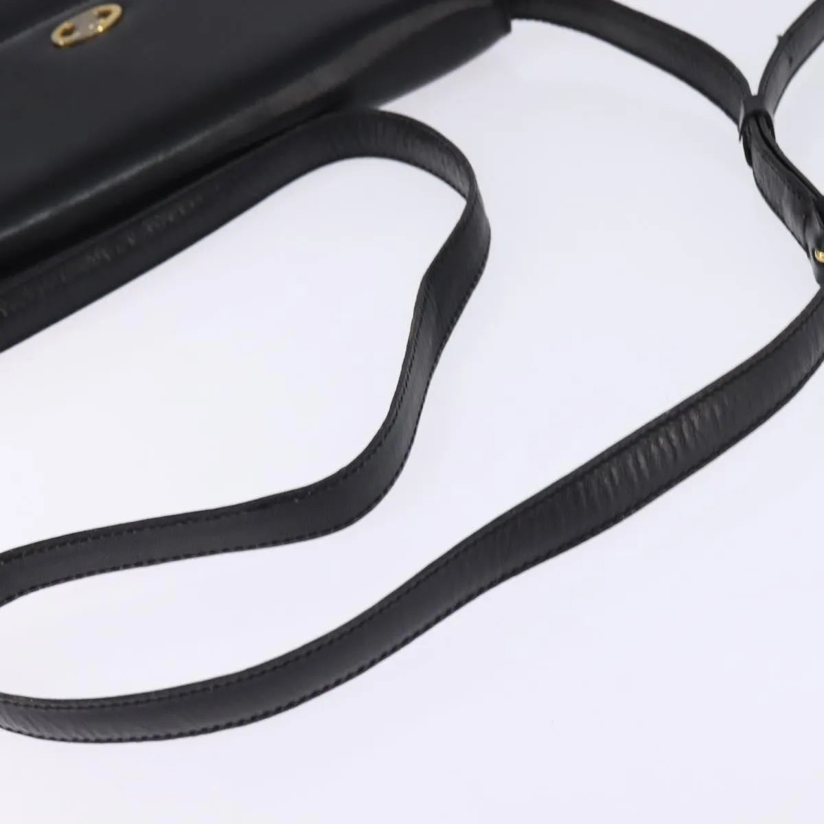 Celine Vintage Leather, Black, Leather, Shoulder Bag