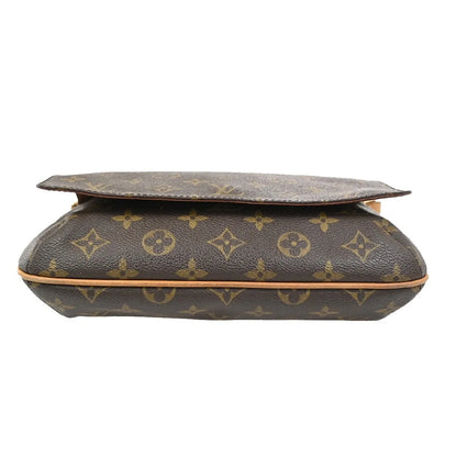 Louis Vuitton Musette Tango Monogram Canvas, Brown, Leather, Shoulder Bag