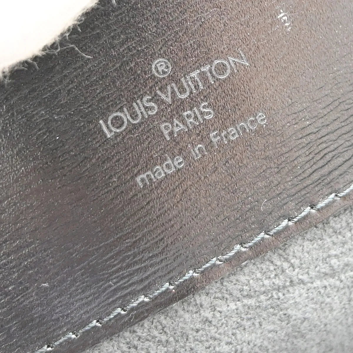 Louis Vuitton Cluny Epi, Black, Leather, Shoulder Bag