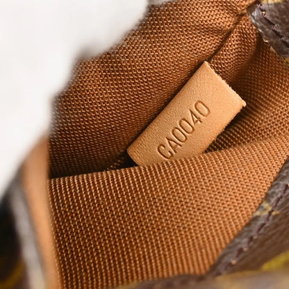 Louis Vuitton Pochette Gange Monogram Canvas, Brown, Canvas, Clutch