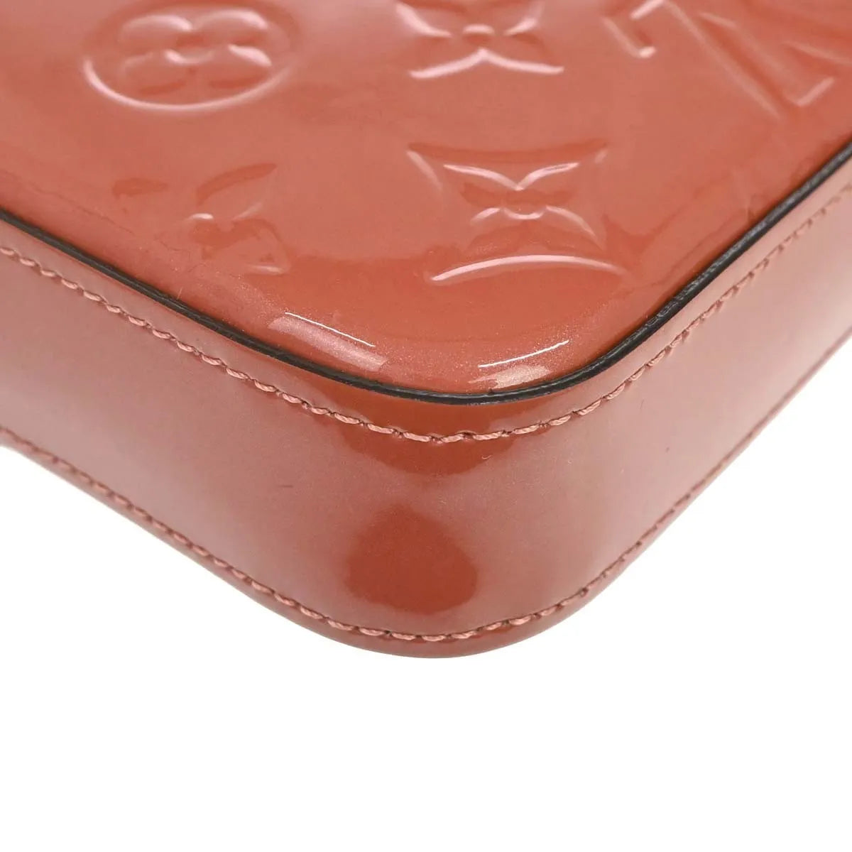 Louis Vuitton Felicie Pochette Limited Edition Valentine Dog Monogram Vernis, Pink, Patent Leather, Handbag