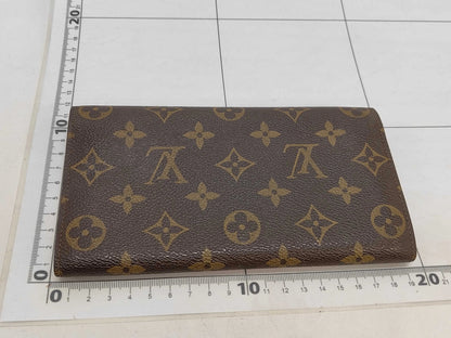 Louis Vuitton Porte Tresor International Monogram Canvas, Brown, Canvas, Wallet
