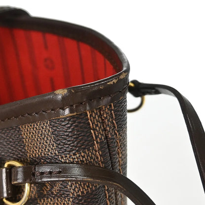 Louis Vuitton Neverfull Damier, Brown, Canvas, Tote Bag