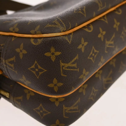 Louis Vuitton Reporter Monogram, Brown, Canvas, Shoulder Bag