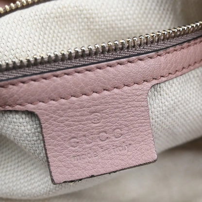 Gucci Soho Chain Strap Leather, Pink, Leather, Shoulder Bag