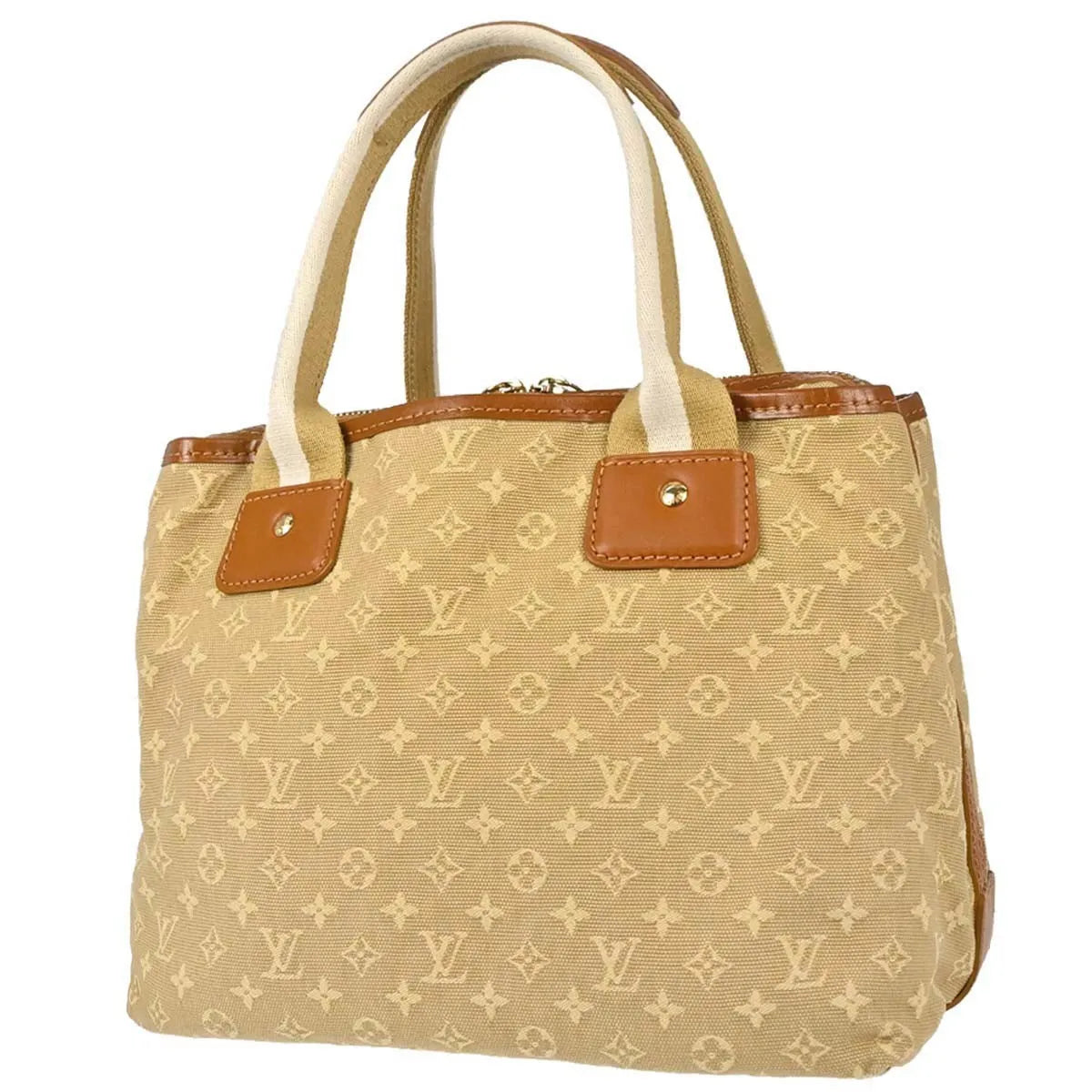 Louis Vuitton Sac Mary Kate Mini Lin, Beige, Canvas, Handbag