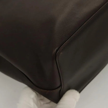 Burberry Vintage Leather, Brown, Leather, Handbag