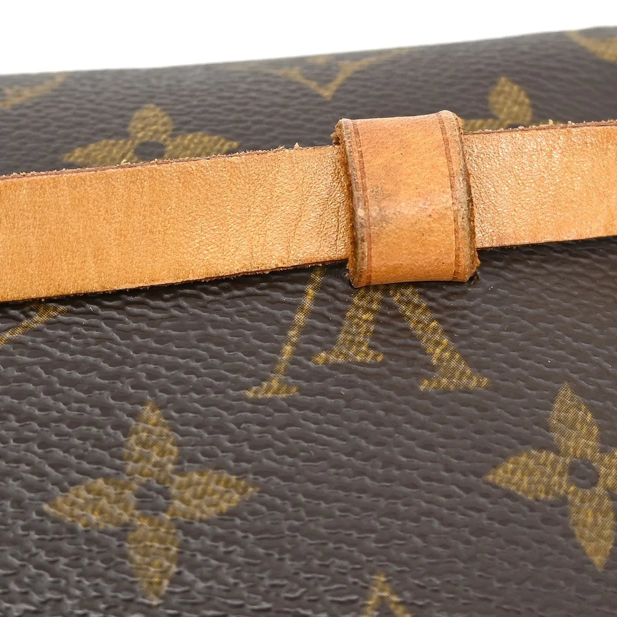 Louis Vuitton Florentine Waist Monogram Canvas, Brown, Canvas, Clutch