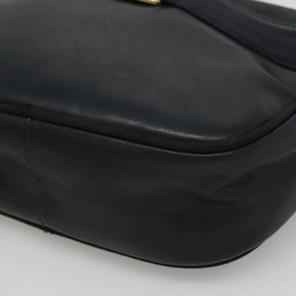Salvatore Ferragamo Vara Bow camera Leather, Navy, Leather, Shoulder Bag