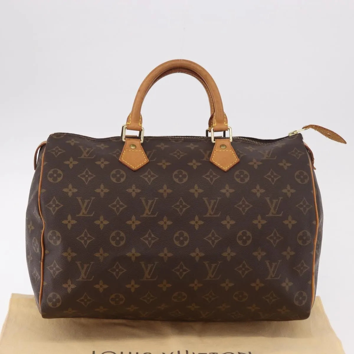 Louis Vuitton Speedy Monogram Canvas, Brown, Canvas, Handbag
