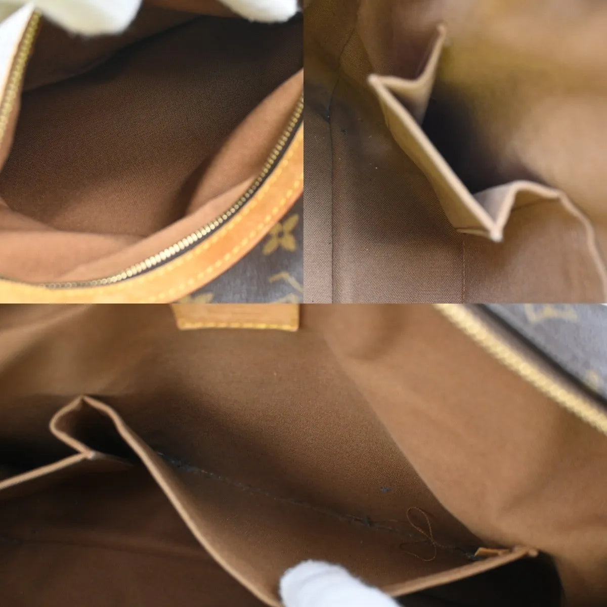 Louis Vuitton Sac Bosphore Monogram Canvas, Brown, Leather, Briefcase
