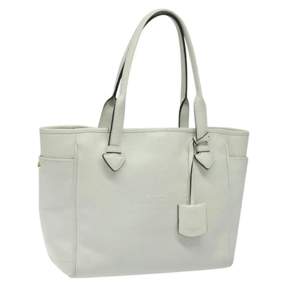 Loewe Heritage Tote Leather, White, Leather, Tote Bag