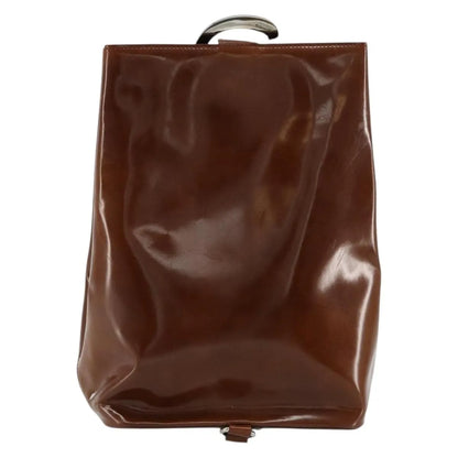 cartier Panthère Shoulder Patent leather, Brown, Patent Leather, Shoulder Bag