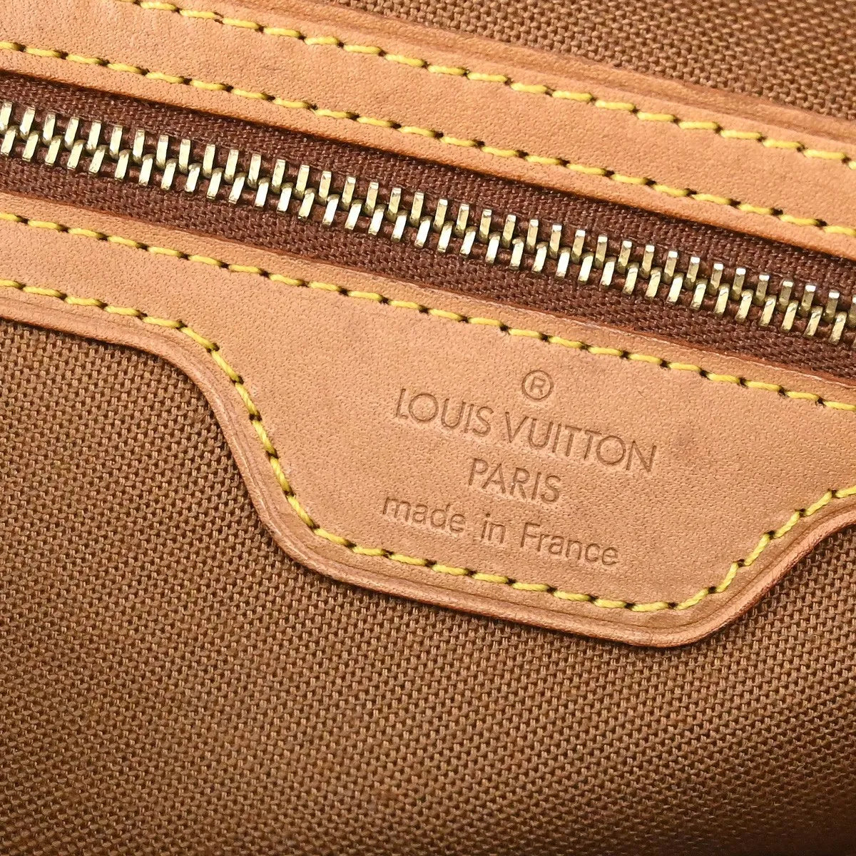 Louis Vuitton Cabas Piano Monogram Canvas, Brown, Canvas, Tote Bag