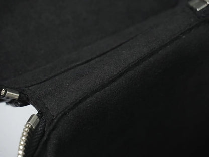Louis Vuitton Cannes Epi, Black, Leather, Handbag