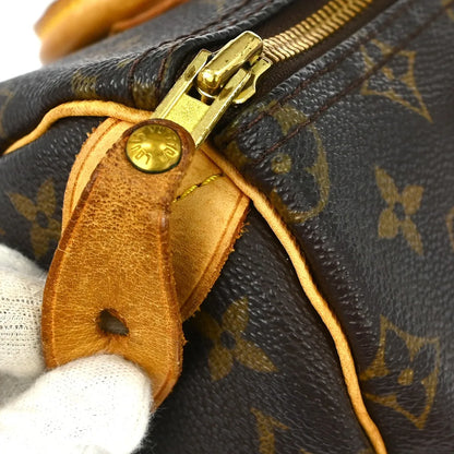 Louis Vuitton Speedy Monogram, Brown, Canvas, Handbag