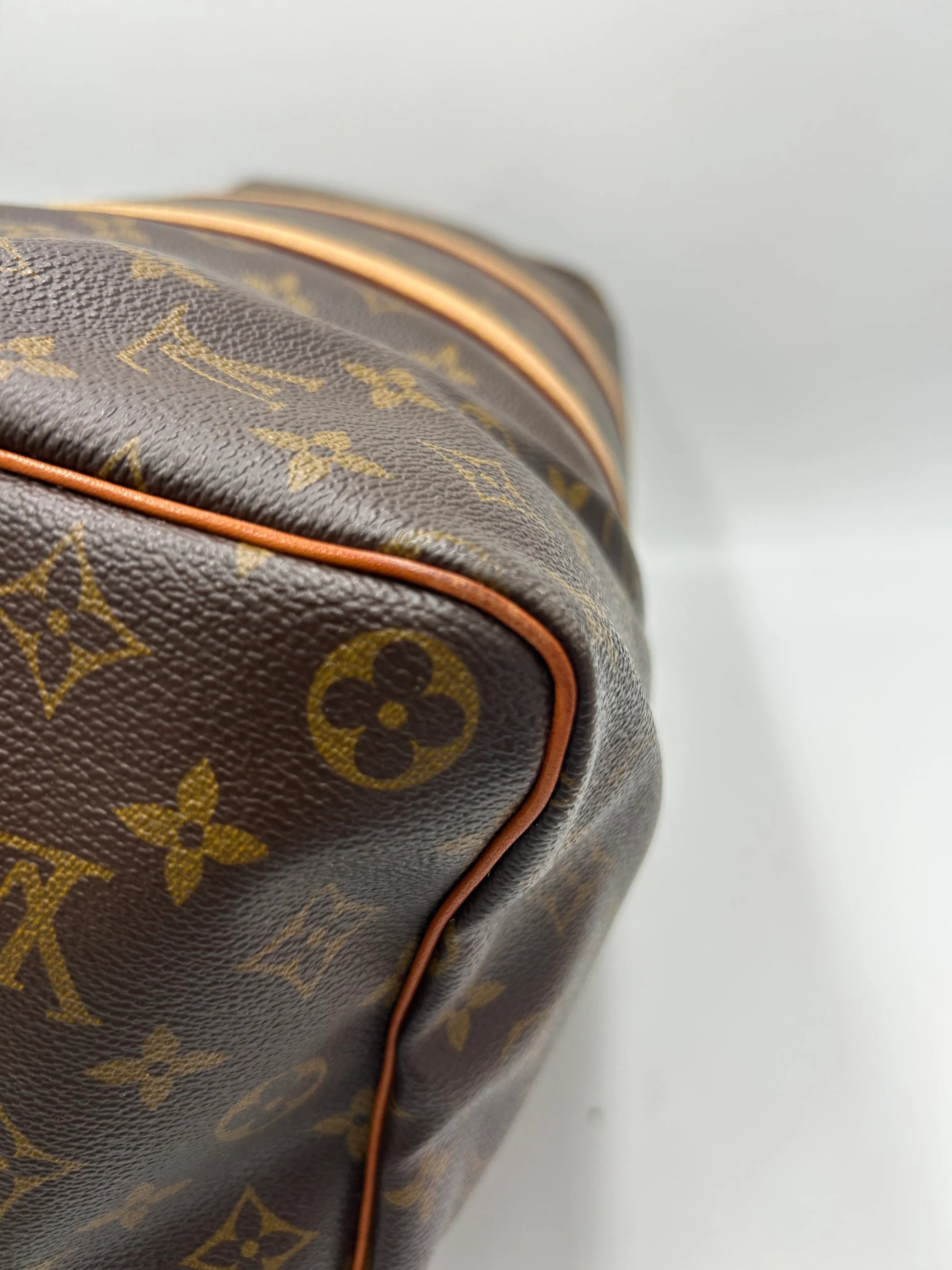 Louis Vuitton keepall bandoulière monogram, Brown, Canvas, Handbag
