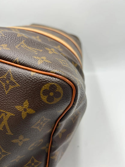 Louis Vuitton keepall bandoulière monogram, Brown, Canvas, Handbag