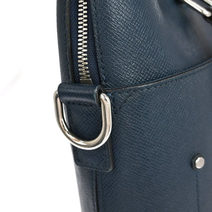 Louis Vuitton Grigori Tote Taiga Leather, Blue, Leather, Tote Bag