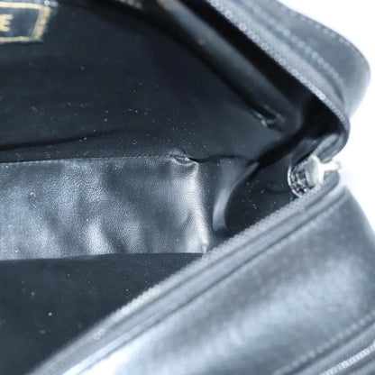 Versace Vintage Clutch Leather, Black, Leather, Clutch