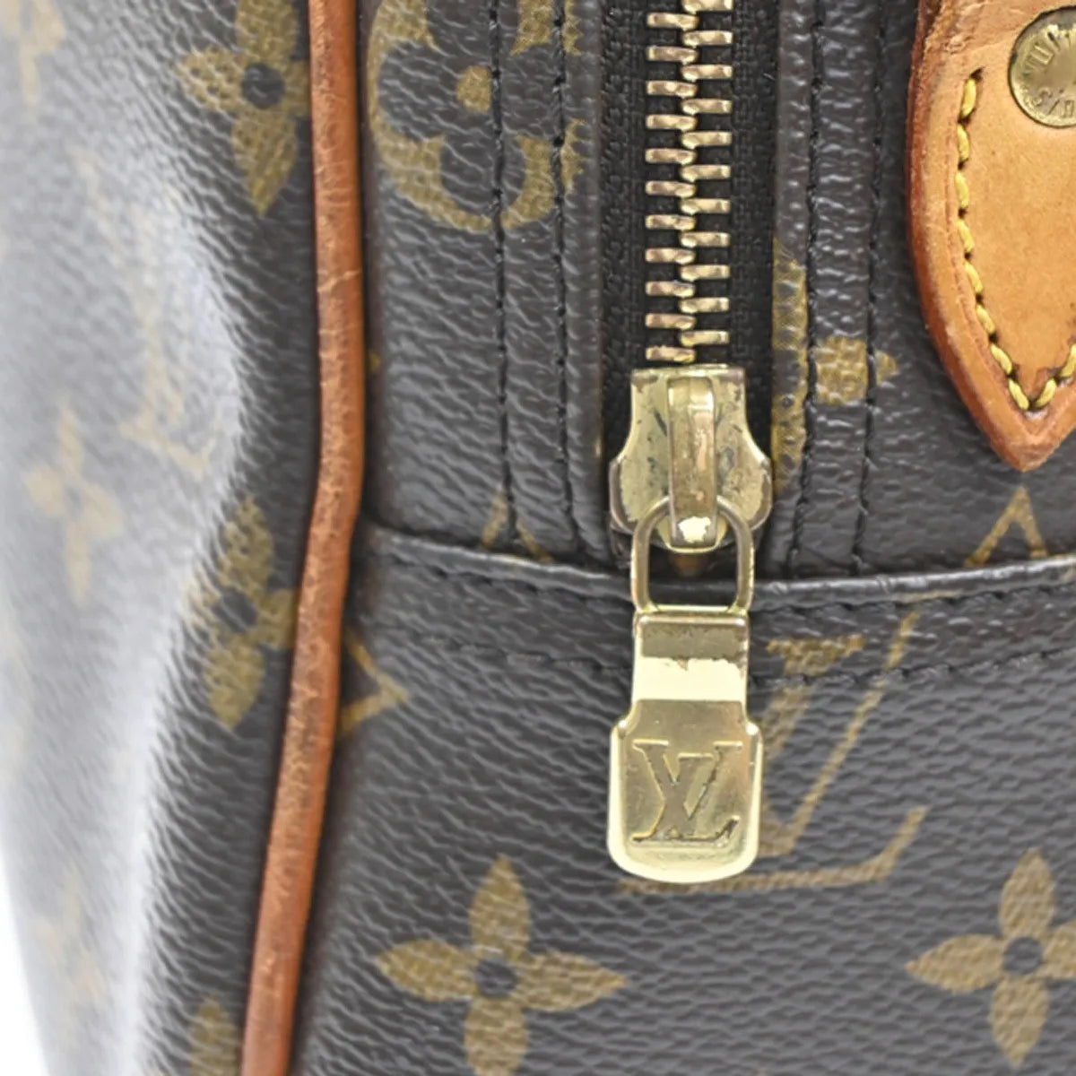 Louis Vuitton Reporter Monogram Canvas, Brown, Canvas, Shoulder Bag