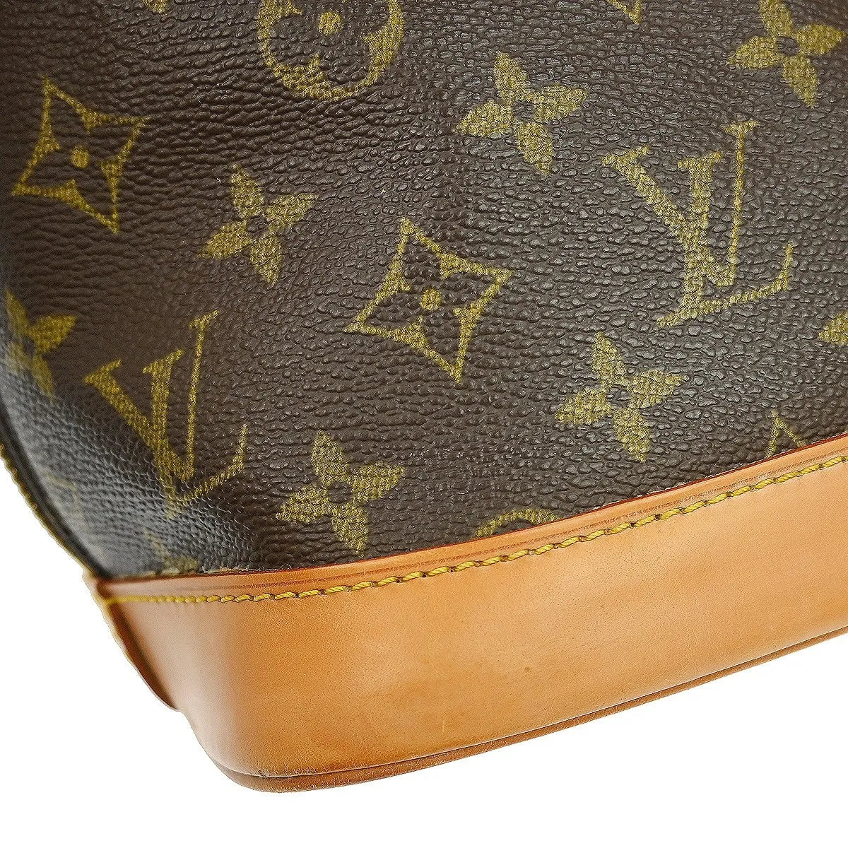 Louis Vuitton Vintage Alma Monogram Canvas, Brown, Canvas, Handbag