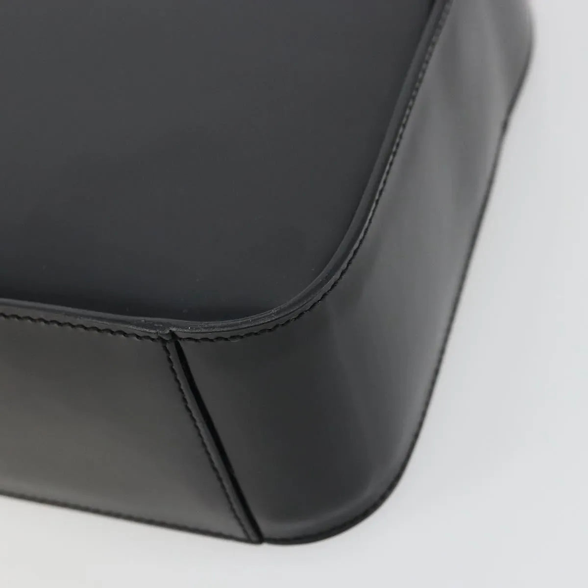 Gucci Vintage G logo Leather, Black, Patent Leather, Shoulder Bag