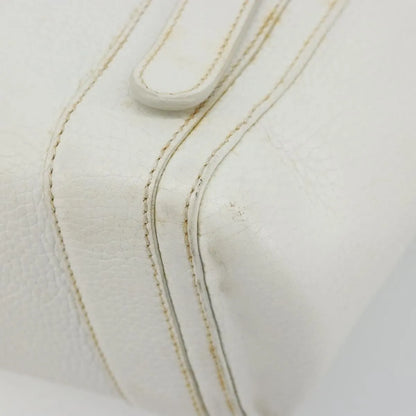 Loewe Senda Leather, White, Leather, Handbag