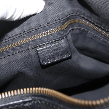 Celine vintage Leather, Black, Leather, Handbag