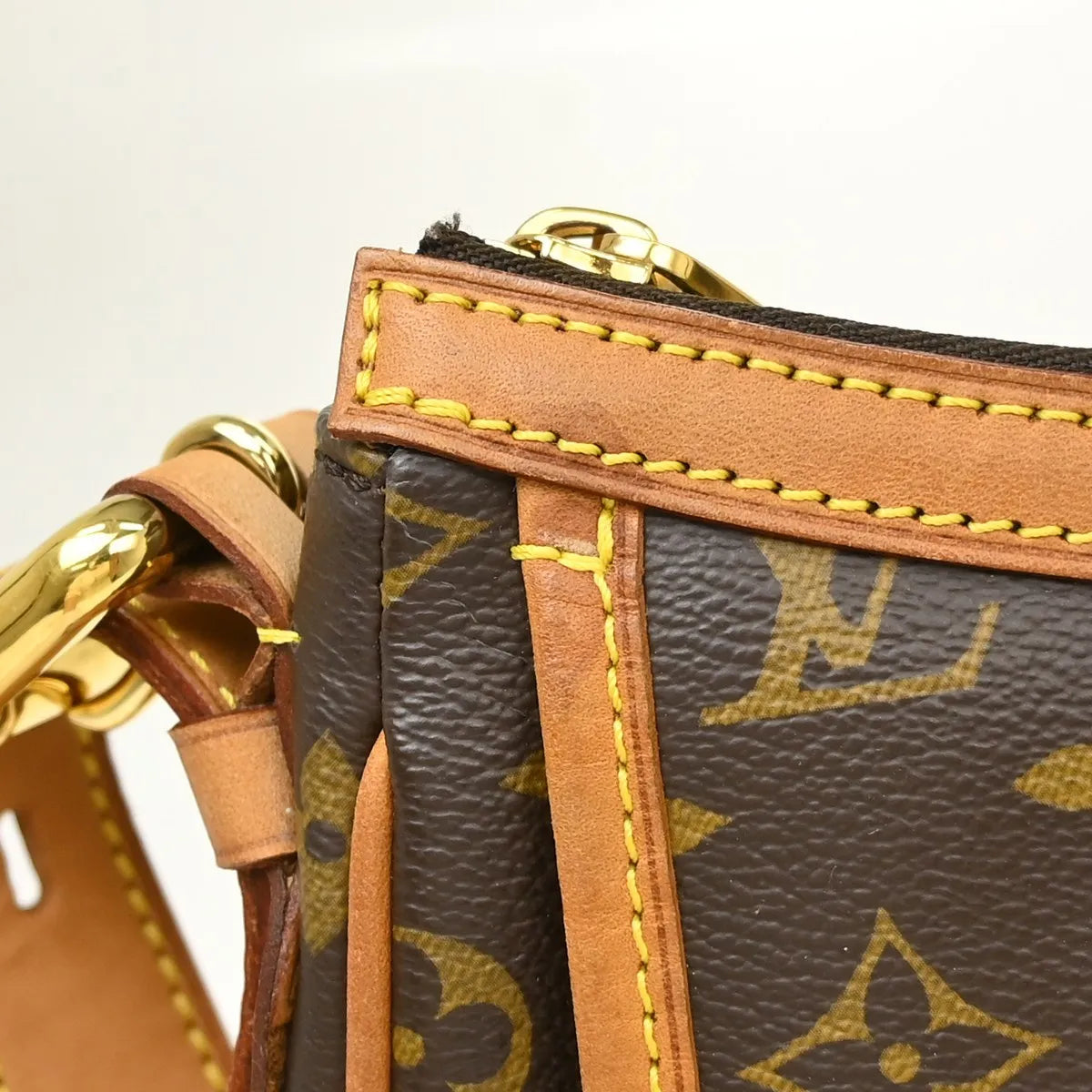 Louis Vuitton Tulum Monogram Canvas, Brown, Canvas, Shoulder Bag
