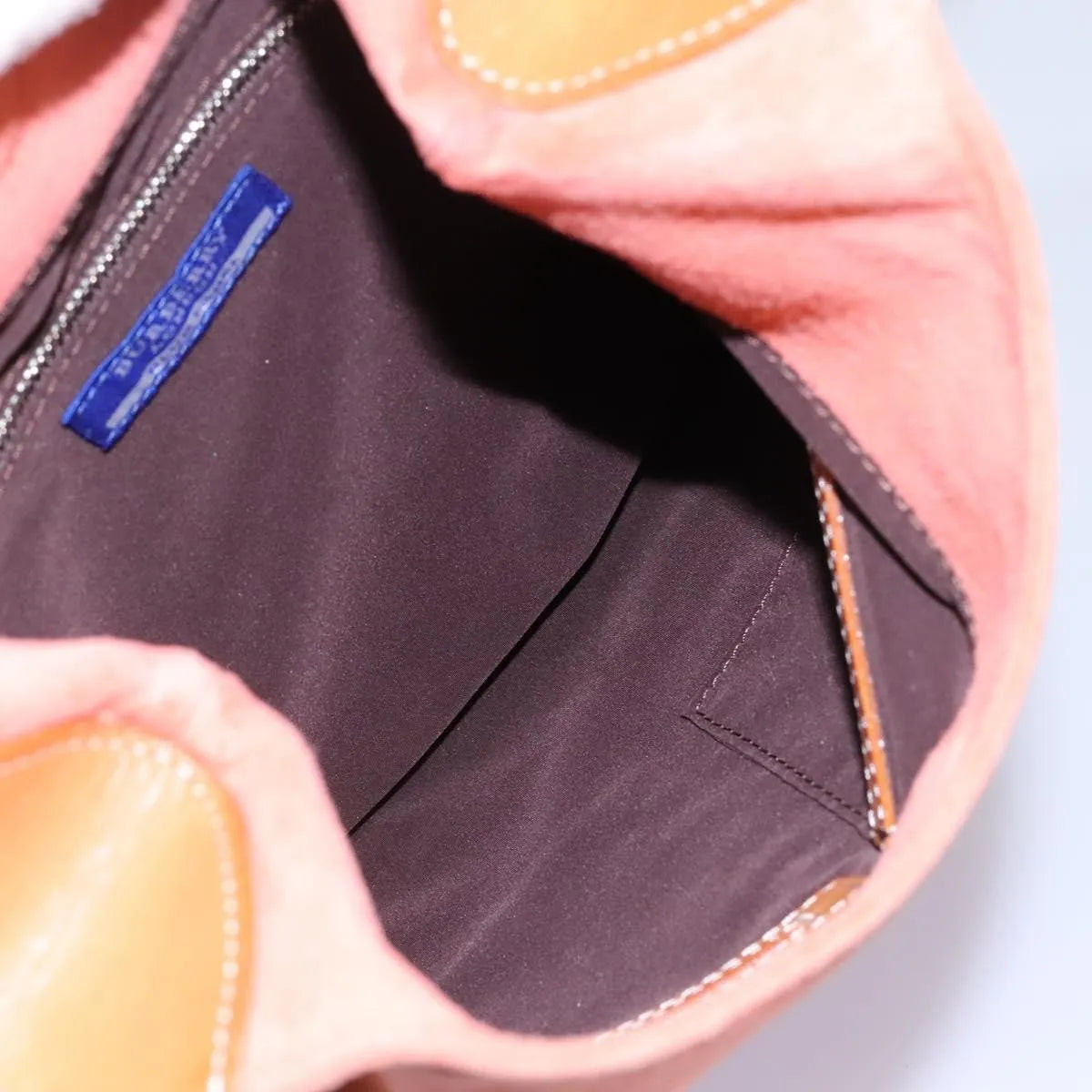 Burberry Blue Label Suede, Orange, Suede, Shoulder Bag